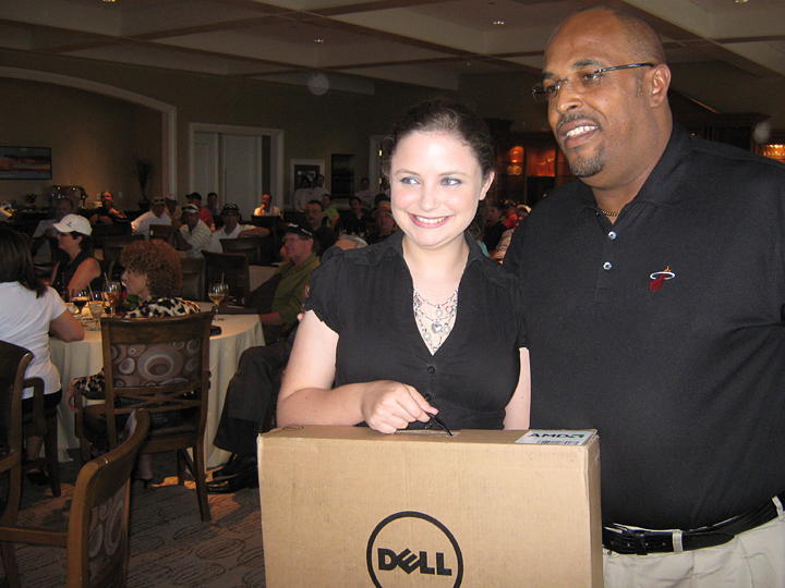 Golf raffle winner