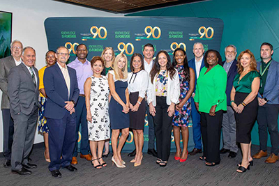 Members of PBSC, Lockheed Martin and ODP Business Solutions posing for a picture